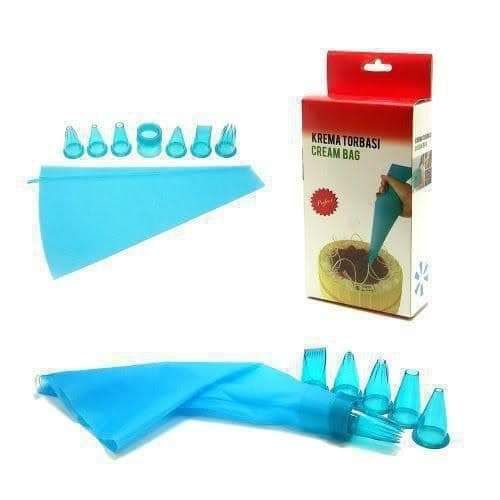 قمع كريمة سيلكون علبة