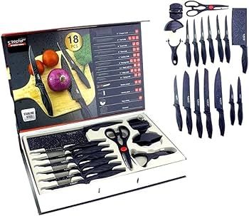 شنطه سكاكين جرانيت ١٨ قطعه