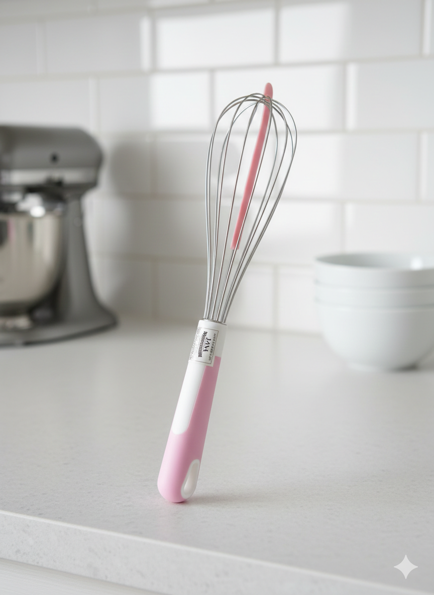 مضرب بيض استاليس بحافه سيلكون