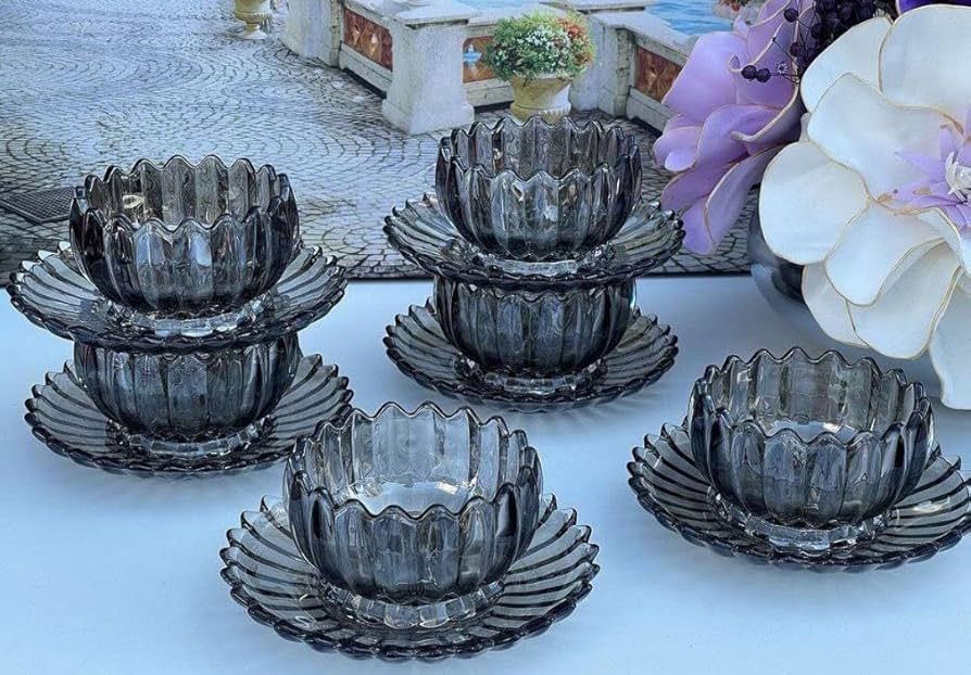 طقم خشاف زجاج ٦×١